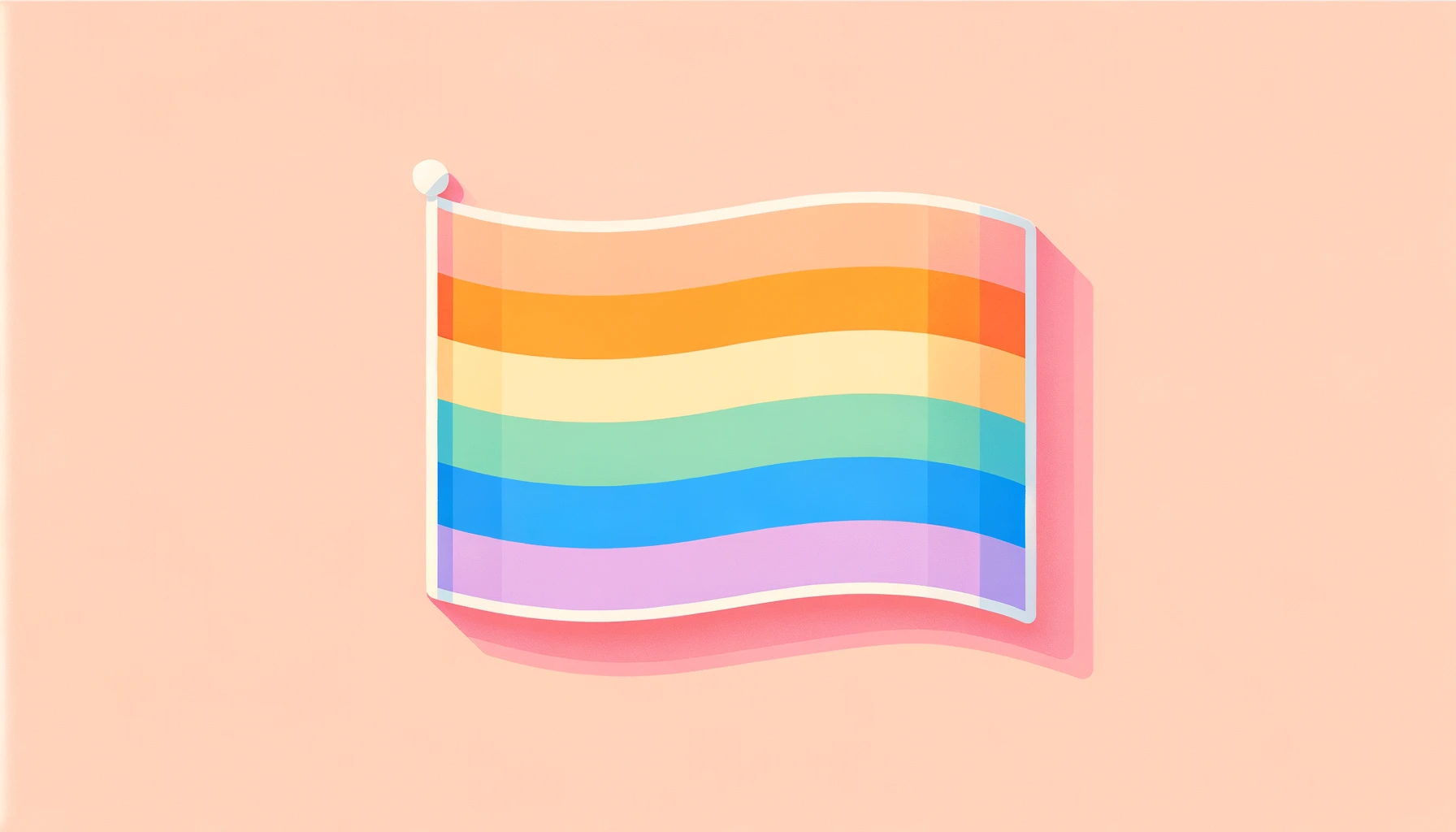 Drapeau LGBT pour illustrer les questionnements autour de l'orientation sexuelle